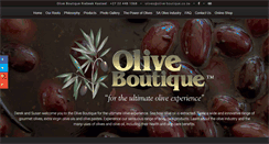 Desktop Screenshot of olive-boutique.co.za